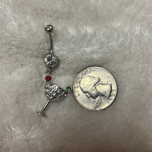 Martini belly ring - Picture 2 of 2